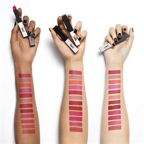 ysl lip lacquer swatches|ysl pur couture color.